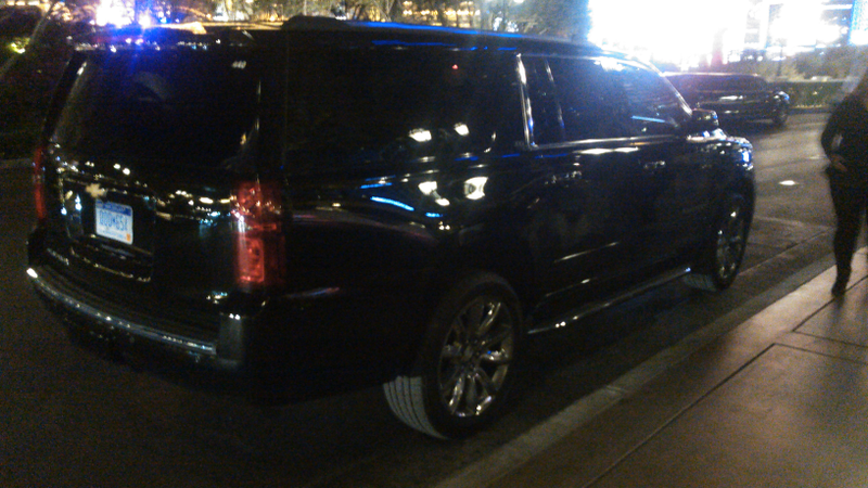 Illustration for article titled 2018 Chevrolet Suburban/GMC Yukon test mules out during SEMA?